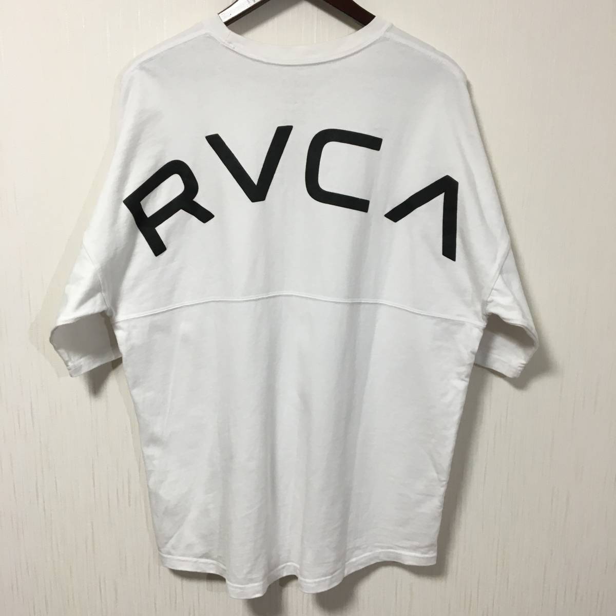 RVCA ルーカ ビックシルエット Tシャツ ボックスロゴ 刺繍 アーチ 