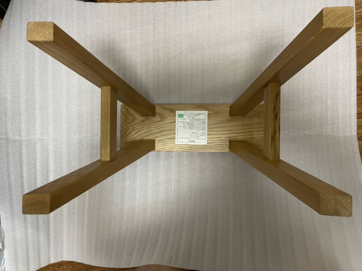 売り切れ商品 無印良品 MUJI 無垢材ベンチ オーク材 スツール サイド