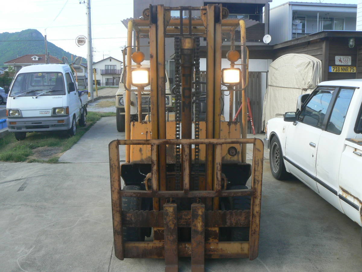 TCM FG15 1.5トン 香川発 フォークリフト 引取り限定 1.5トン TCM 