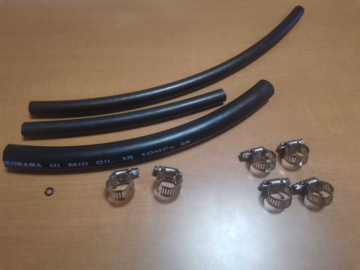 シルビア　s14　s15 汎用　パワステホース　　ステアリングラック　Oリング　ホースバンド付　ｓ１４ ｓ１５ 　 シルビア s14 前期 汎用 パワステホース ステアリングラック Oリング