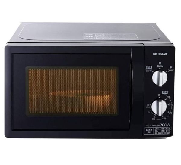 大得価，お得 【新品・未使用】アイリスオーヤマ 電子レンジ 17L ターンテーブル 単機能 出力3段階 【東日本/50Hz】 ブラック PMB-T176-5