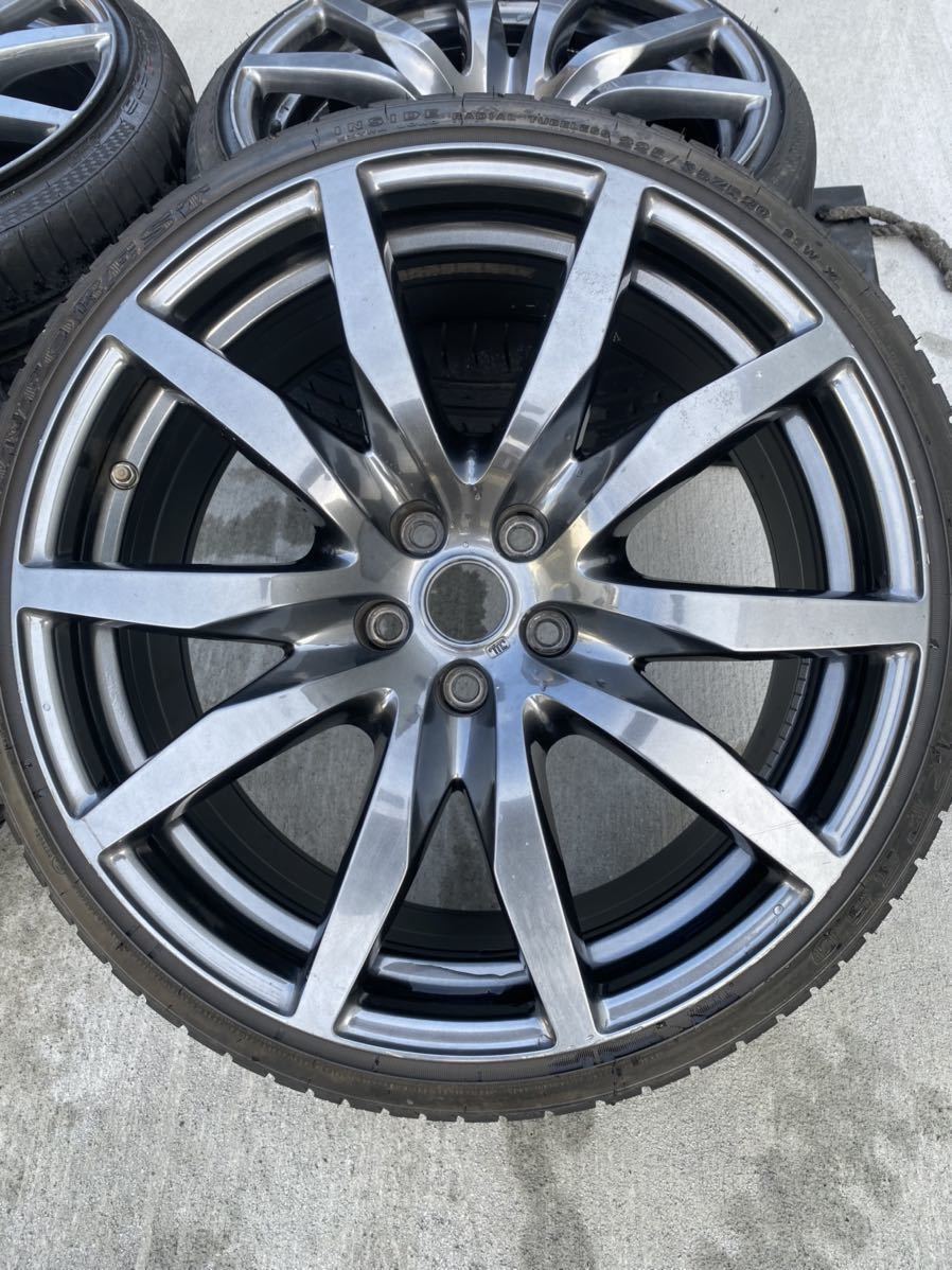 R35 GT-R 中期 純正 20インチ タイヤホイール 4本(ラジアル R35 GT-R 中期 純正 20インチ タイヤホイール 4本(ラジアル