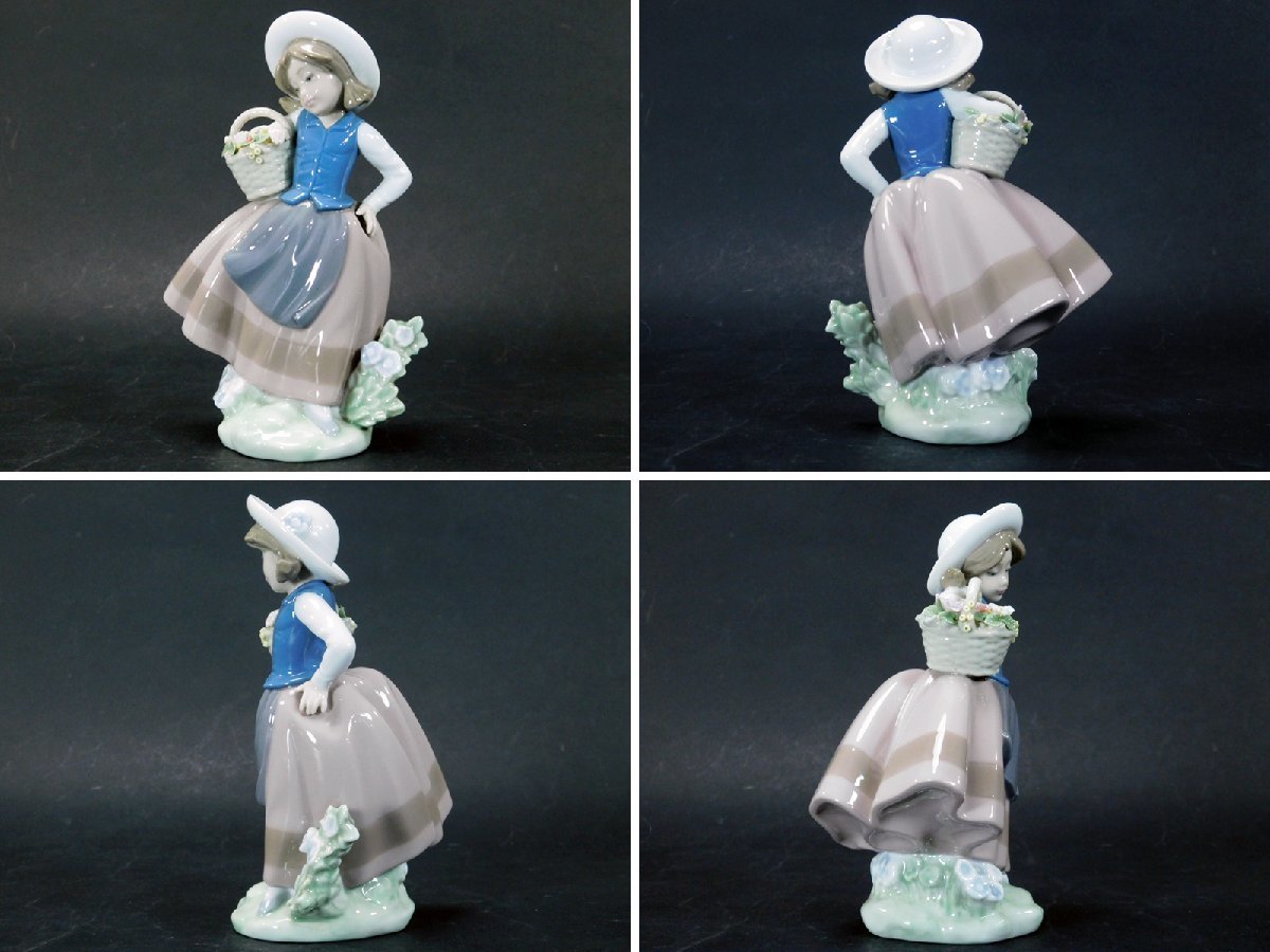 リヤドロ LLADRO 甘い花の香り 少女 275 フィギュア フィギュリン 置物