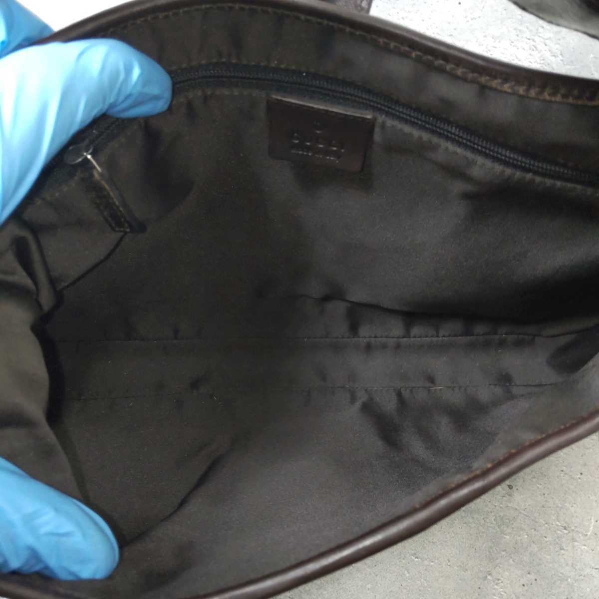 1円~ 極美品 グッチ GUCCI ジャッキー シェリーライン GGキャンバス 