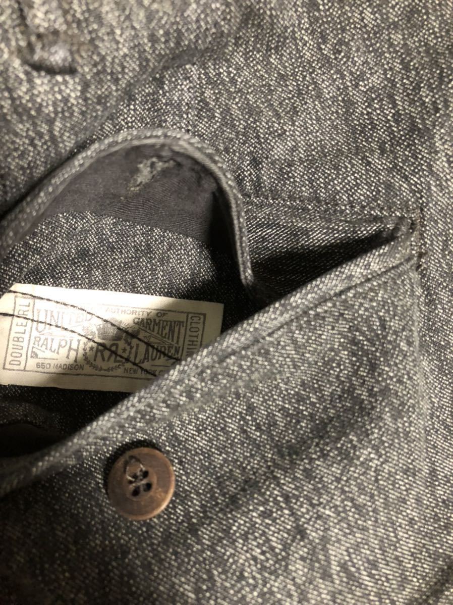 希少 RRL 『BLACK CHAMBRAY TROUSER』ブラック シャンブレー 