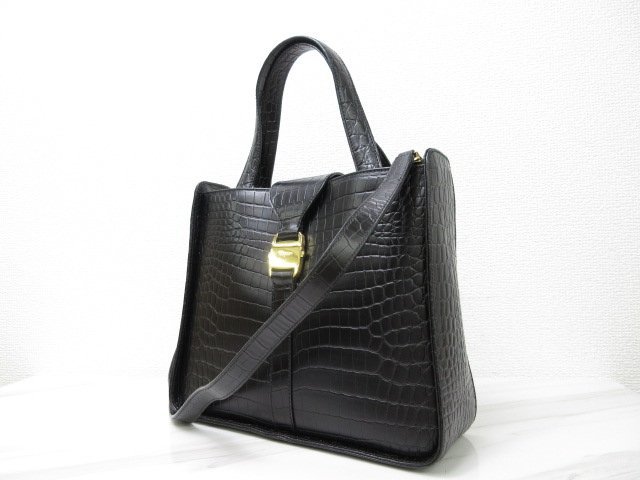 極美品 新品同様 Ferragamo フェラガモ ハンドバッグ ショルダーバッグ 