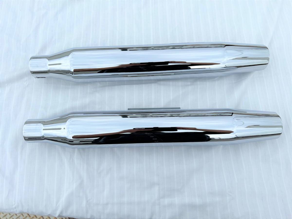 ハーレーダビッドソン ダイナ用 クロムワークス マフラー クローム