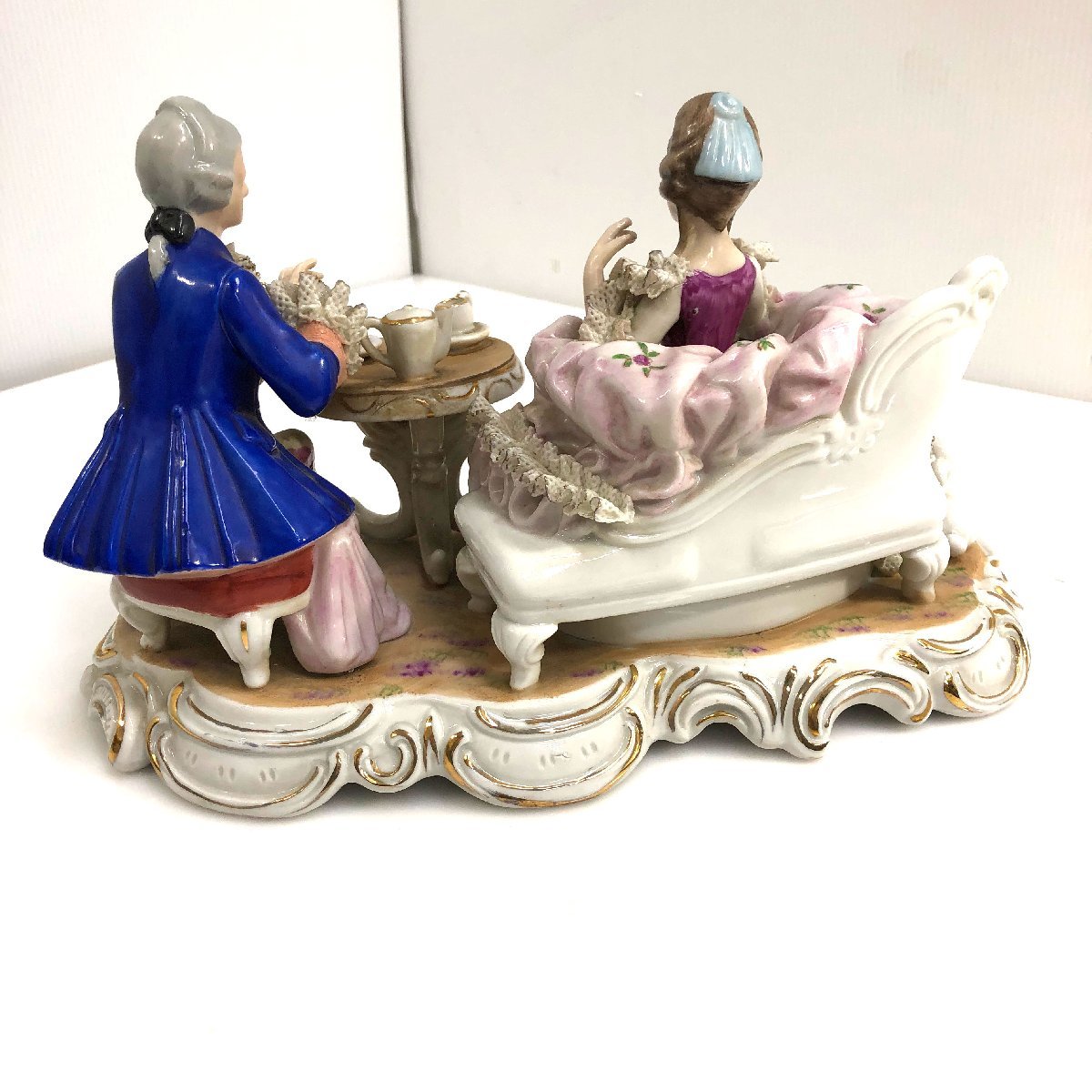 加藤工芸 レースドール 「ティータイム」 加藤工芸 レースドール