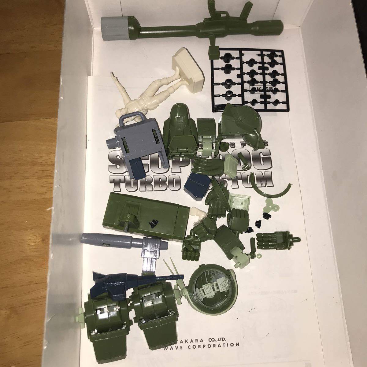 1&frasl;24 装甲騎兵ボトムズ スコープドッグ アーマードトルーパー ATM-09-STTC ウェーブ スコープドッグ・ターボカスタムの通販 ターボ | 1／24 ターボカスタム WAVE 塗装部屋を片付けていたら転倒させて壊したタカラ旧キット1&frasl;24スコープ アーマード ～その4 塗装