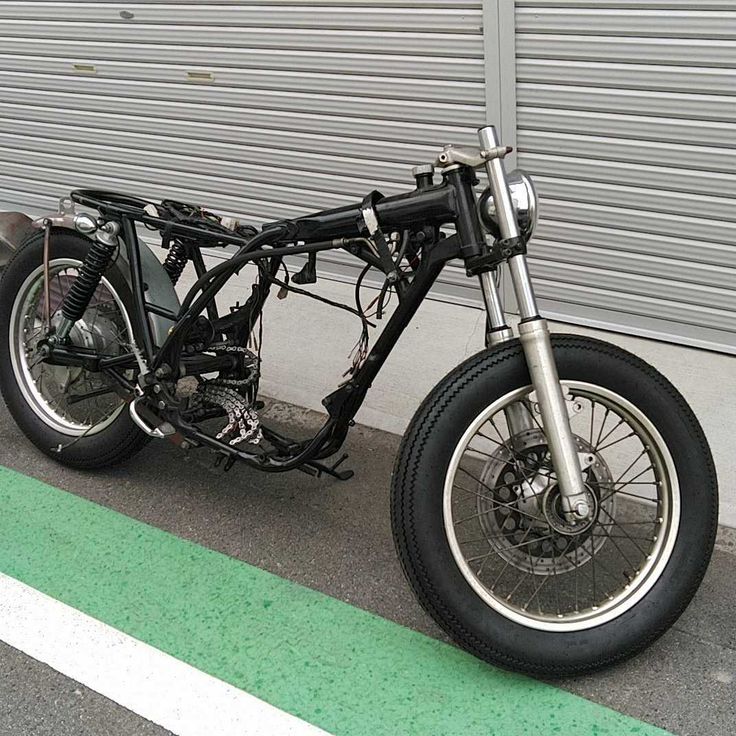 YAMAHA SR400 RH01J-002… フレーム 書類・鍵・その他部品付き ジャンク