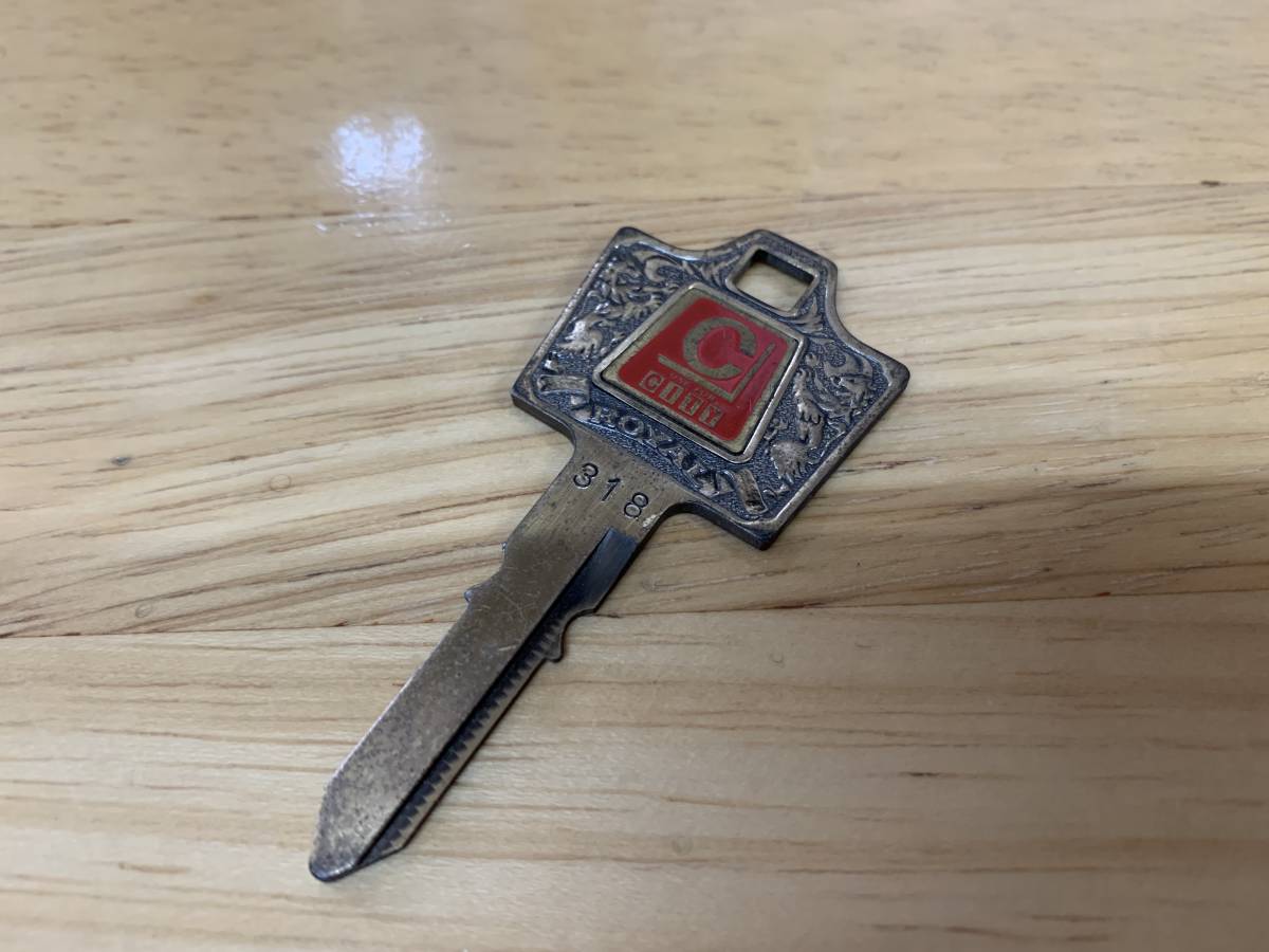 当時物 HONDA CITY M318 318 スペアキー ブランクキー 生キー ホンダ 