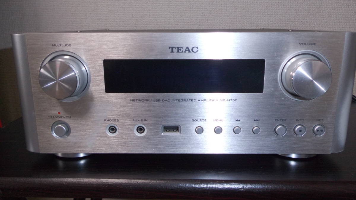 TEAC NP-H750 USB/ネットワーク対応 プリメインアンプ 付属品あり 動作