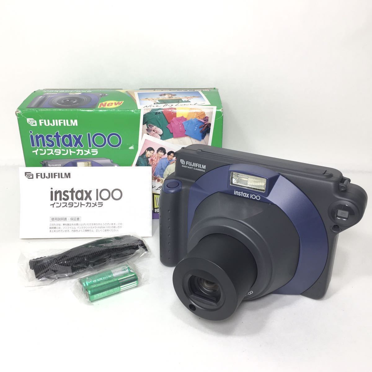 ♪ 美品 FUJIFILM 富士フィルム インスタントカメラ 【instax100 