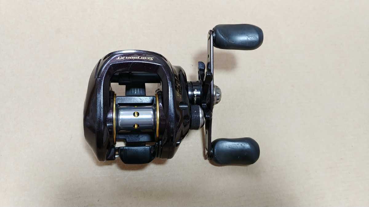 中古 シマノ 09 スコーピオンXT 1500-7 日本製 右 みぎ RIGHT ハンドル