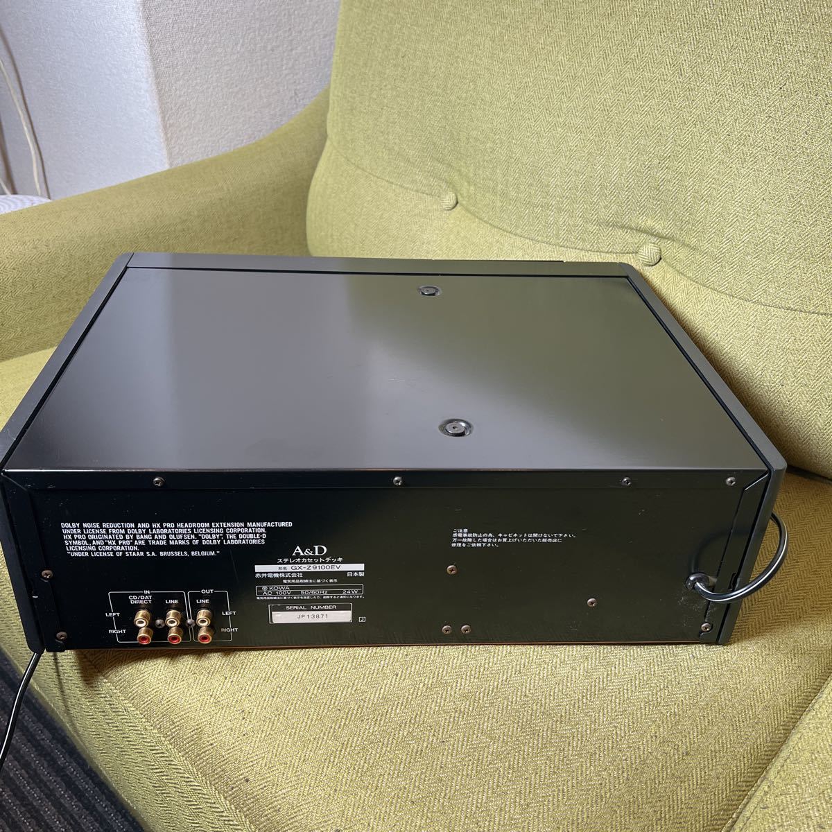 驚きの破格値，2025】 A&D ステレオ カセットデッキ GX-Z9100EV 日本製