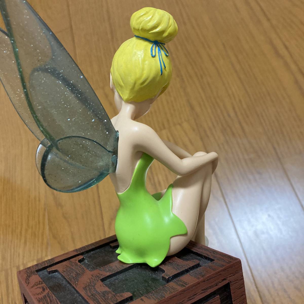 used 保管品 ティンカーベル 置物 Disney parks オリジナル 約570g