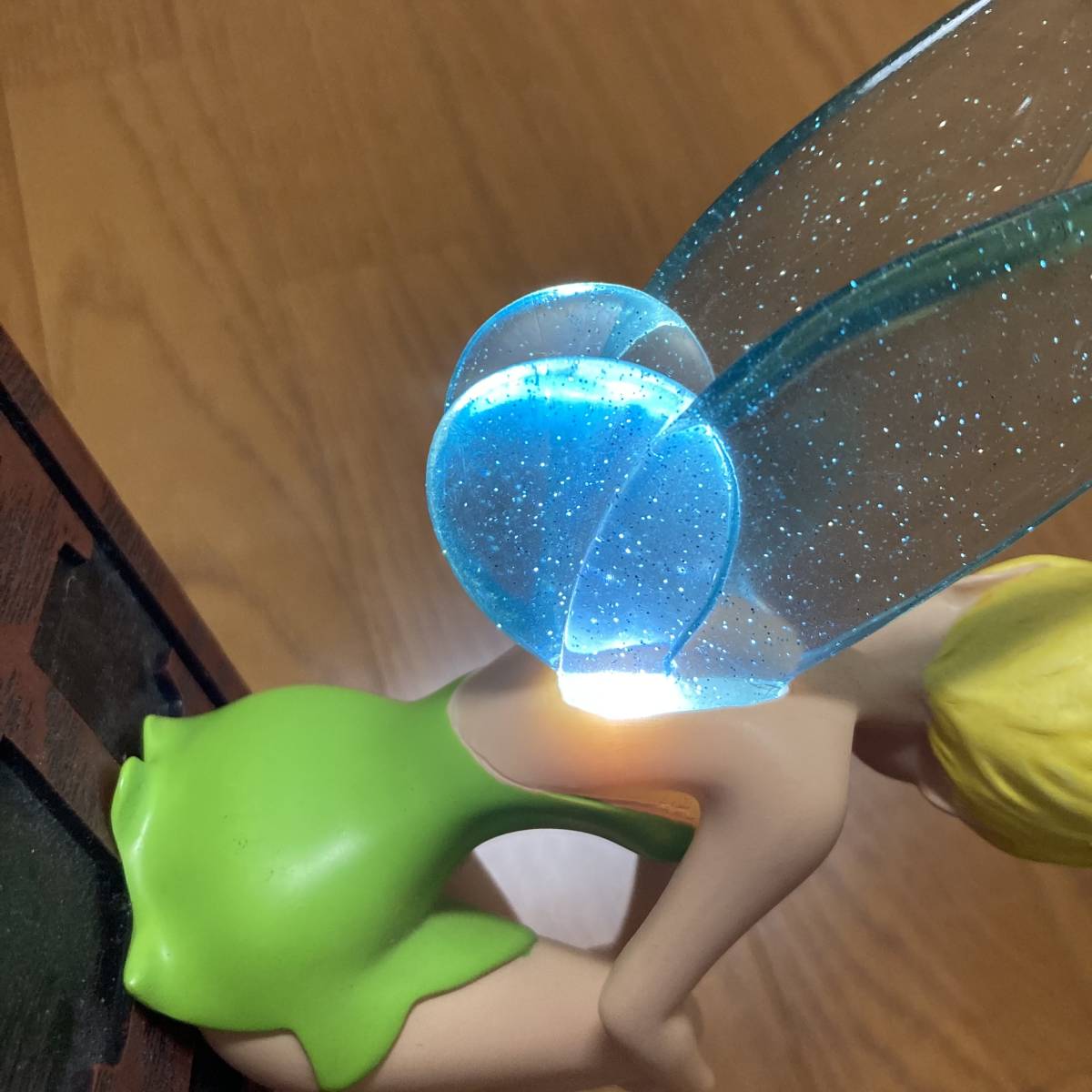 used 保管品 ティンカーベル 置物 Disney parks オリジナル 約570g