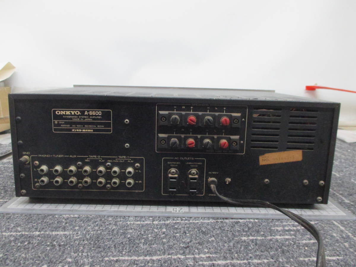 A-6600 ONKYO プリメインアンプ オンキョー Yahoo ステレオ 音響機器