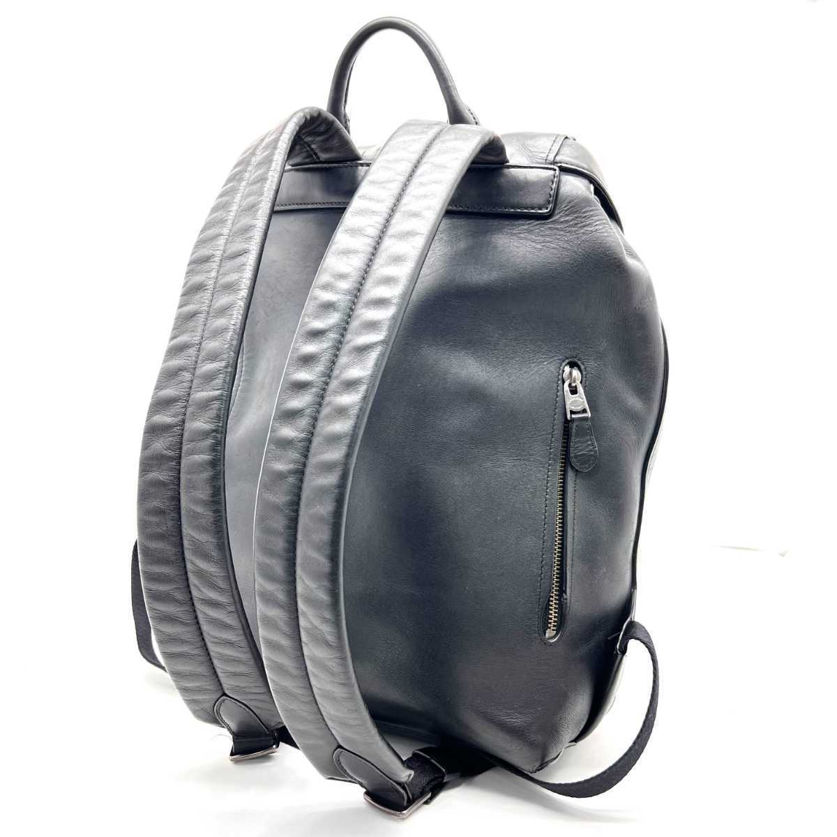 1円【美品/大容量】 COACH コーチ バックパック リュック メンズ