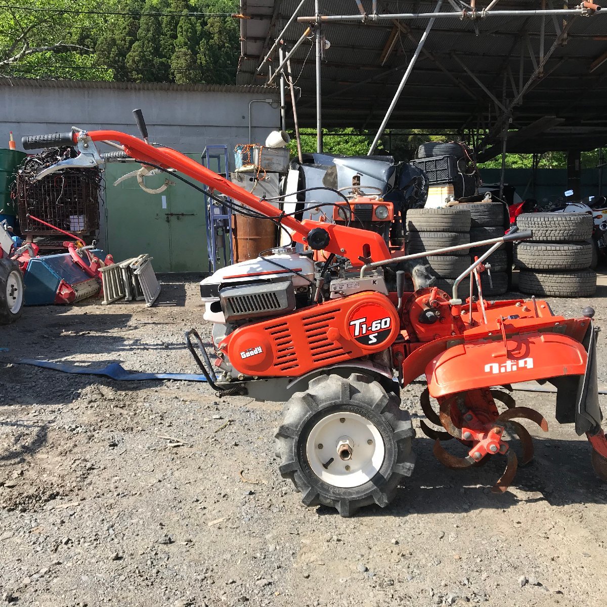 クボタ KUBOTA T1-60s 耕運機/管理機 ハンドル反転 最大6.2PS 中古 