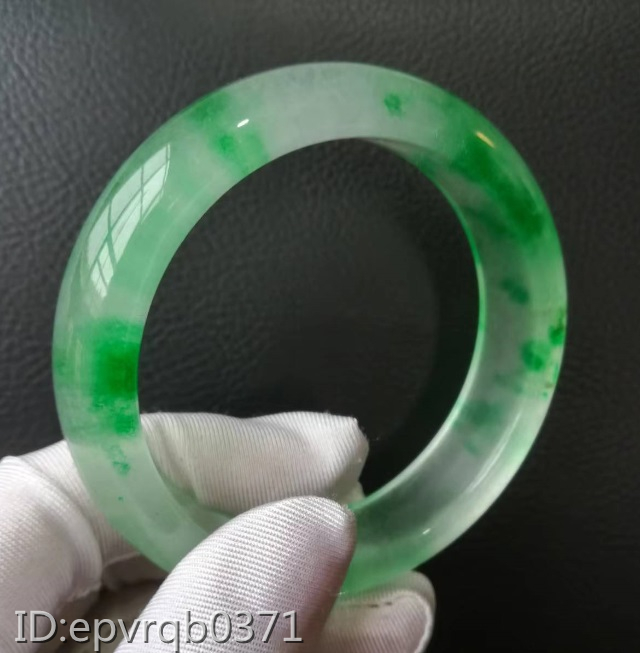 ミャンマー 翡翠 天然 アクセサリー B1533-0222翡翠ヒスイバングル