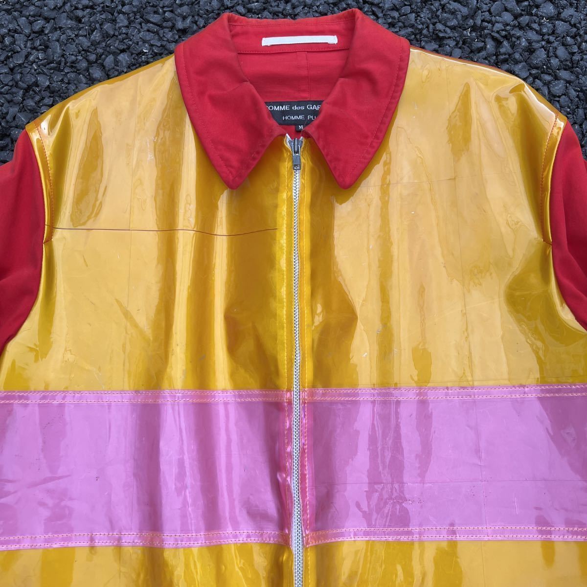 希少 ad 1995 COMME des GARCONS HOMME PLUS 塩化ビニール PVC 