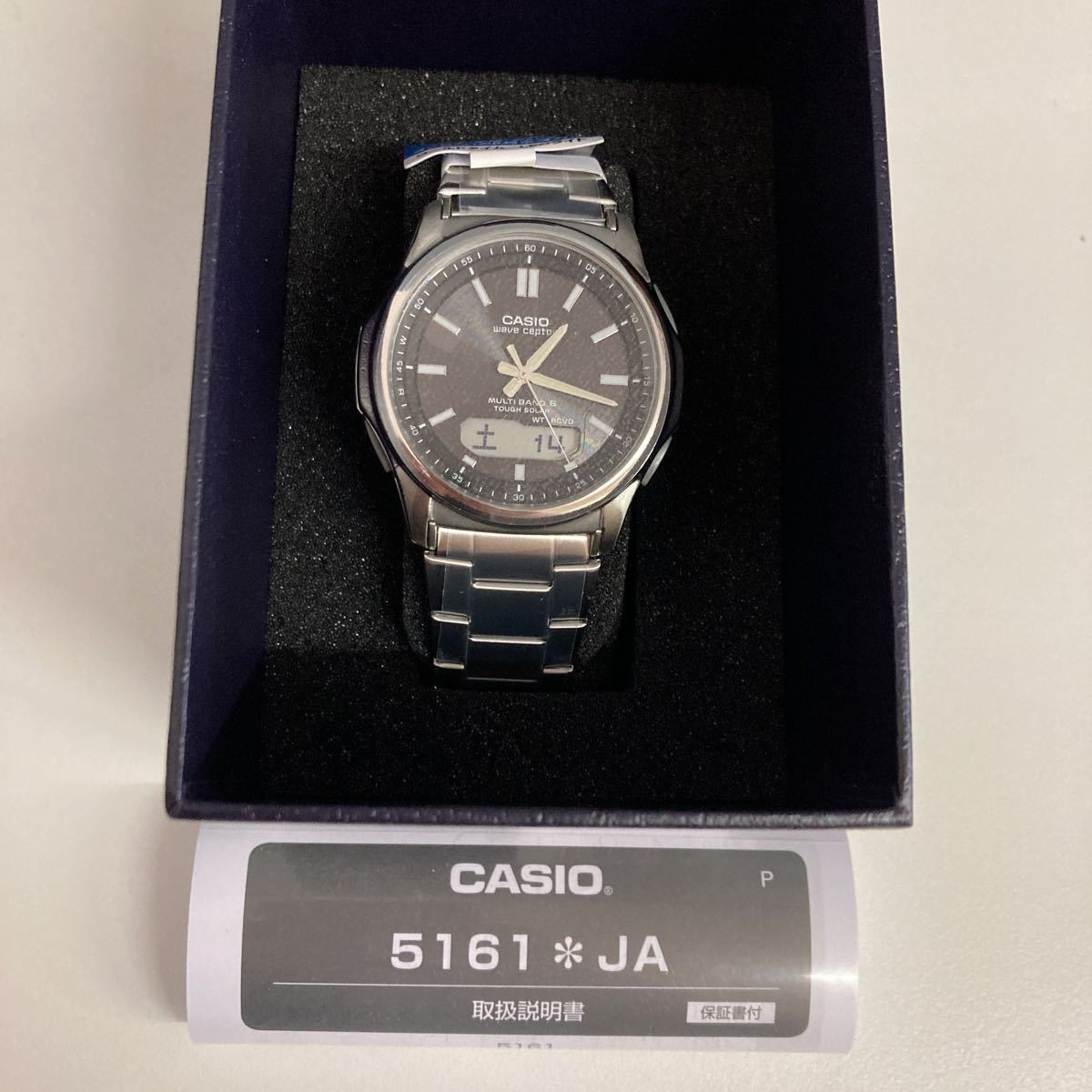 1円〜新品未使用 CASIO カシオ wave ceptor ウェーブセプター ソーラー 
