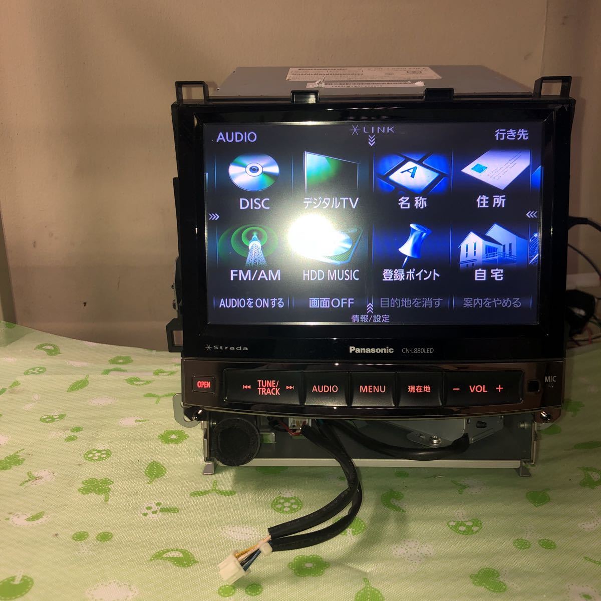 パナソニック スバル純正 8インチナビ CN-L880LEDFAフルセグ CD-DVD