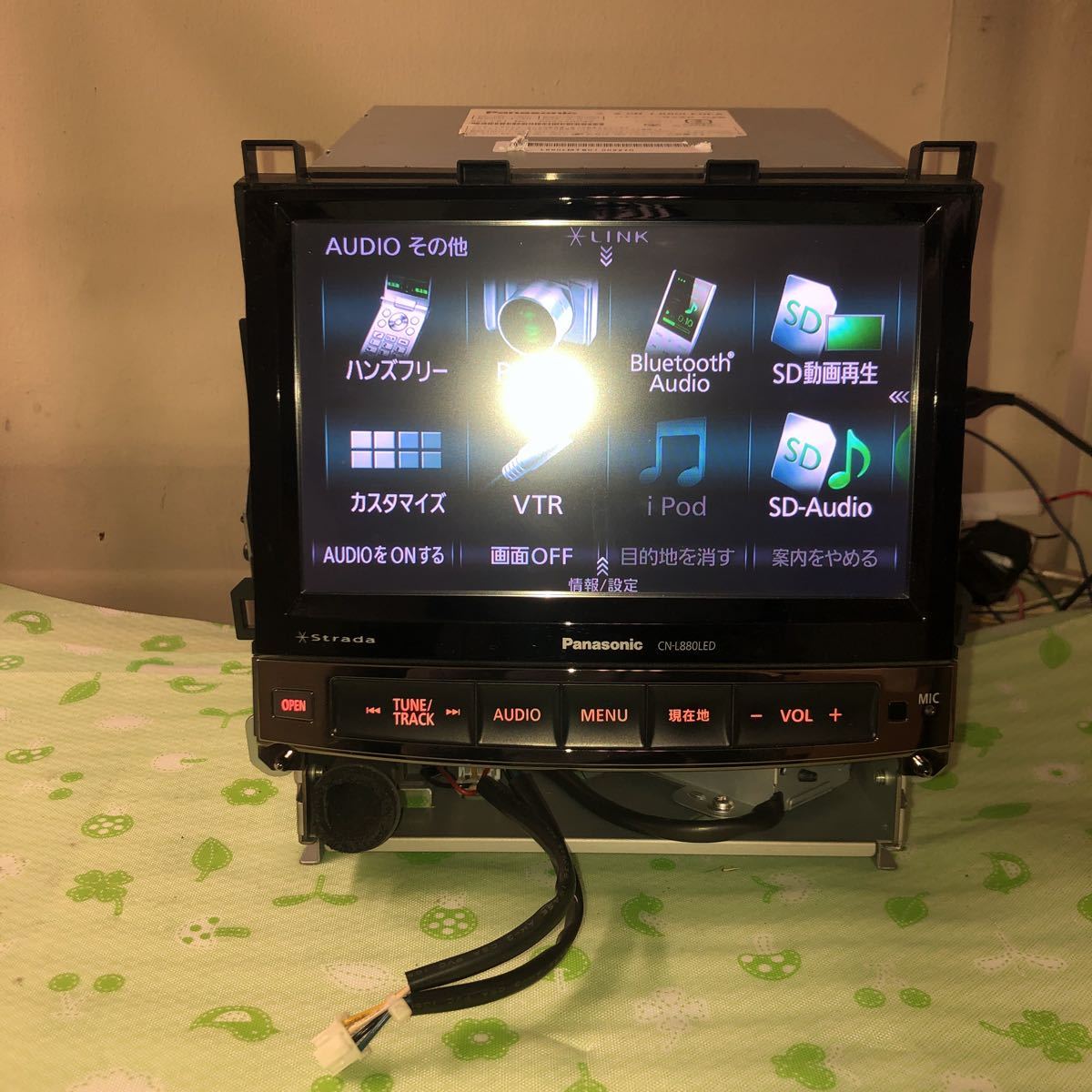 パナソニック スバル純正 8インチナビ CN-L880LEDFAフルセグ CD-DVD