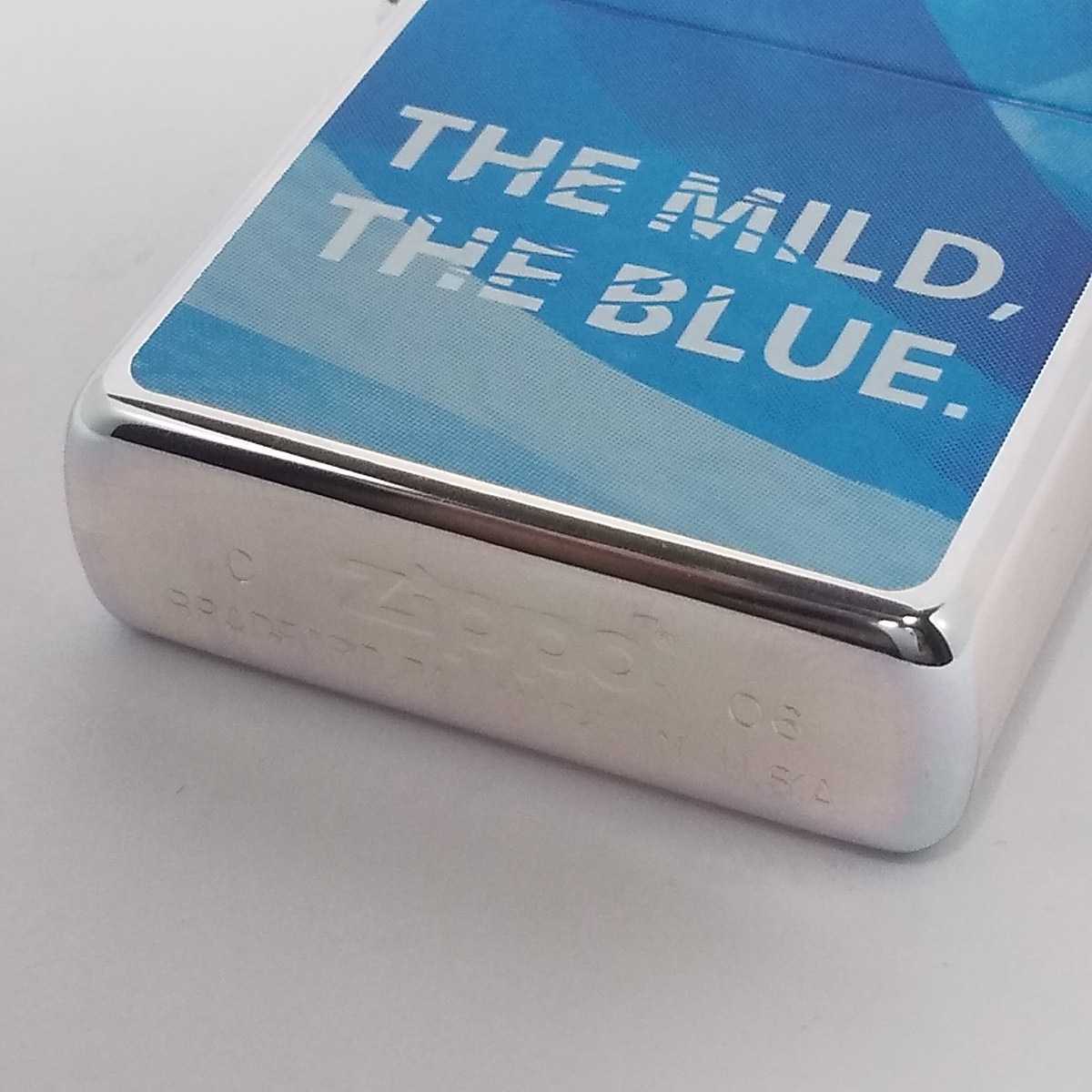 未使用 ZIPPO マイルドセブン THE MILD， THE BLUE 2006年3月製 非売品 