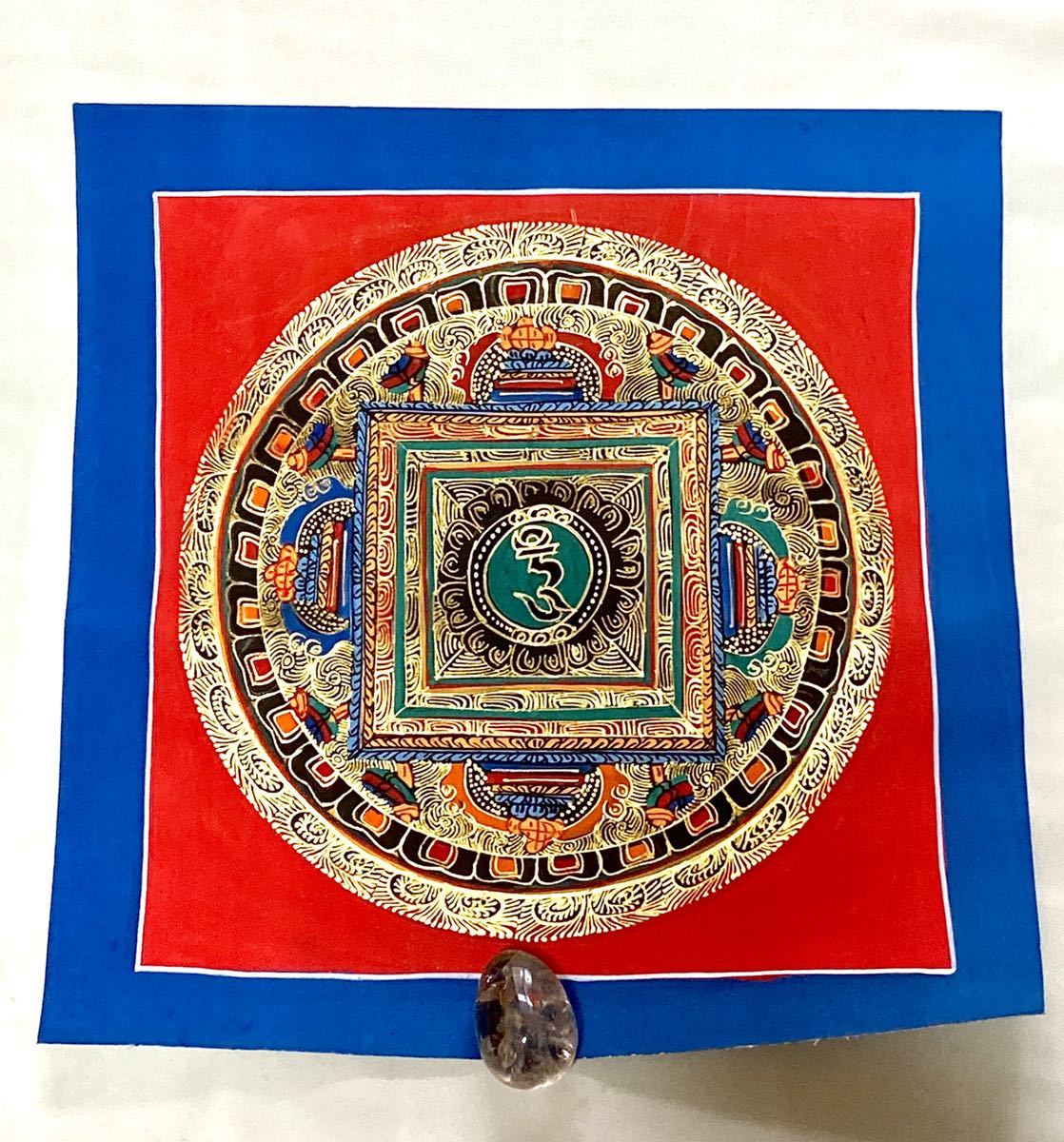 曼荼羅 仏画 タンカ | チベット仏教 時代仏教美術 絹本肉筆 マンダラ