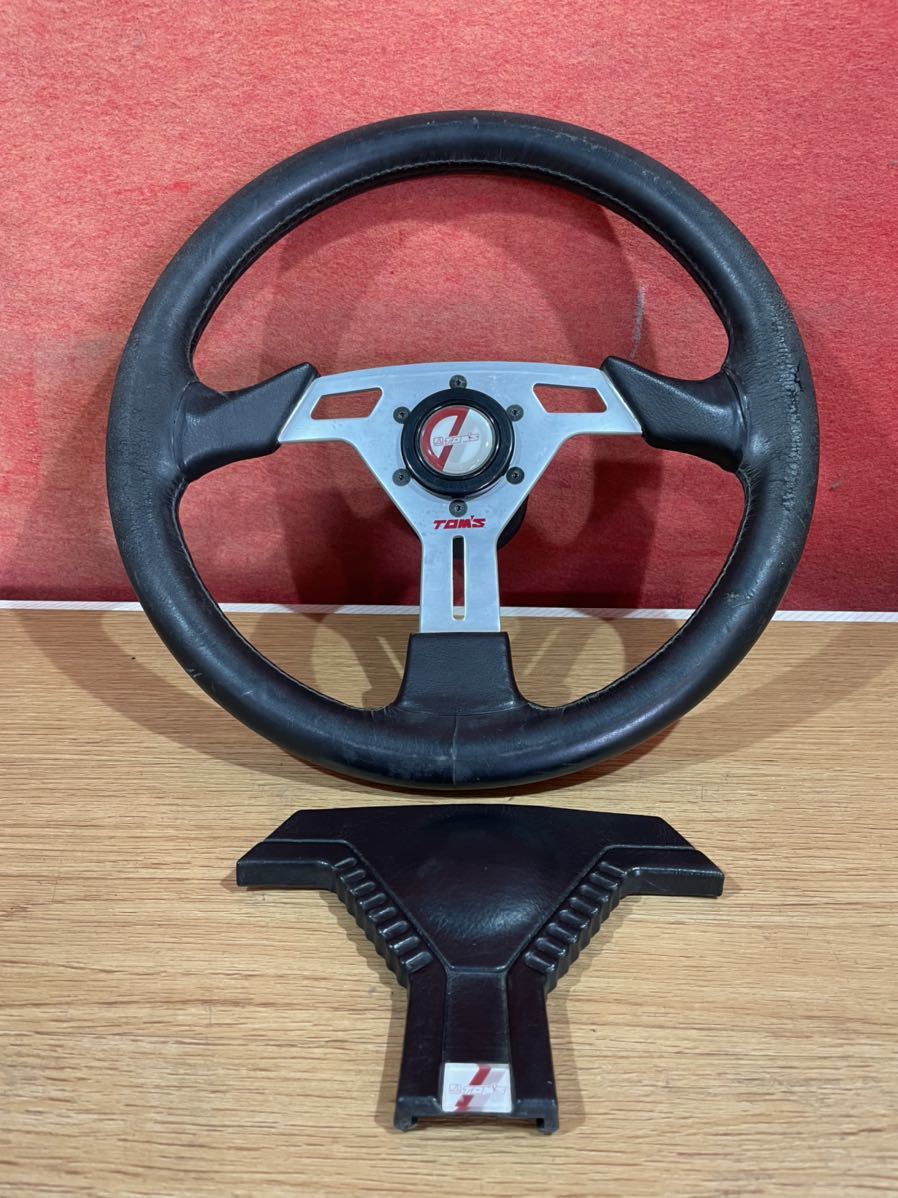 100%新品，得価 ② TOM'S レザーステアリング / 年代物 当時物 品 まあまあ綺麗 / 説明文下部写真添付付き 36cm(ステアリング)｜売買されたオークション情報、yahooの商品情報をアーカイブ公開 - オークファ その他