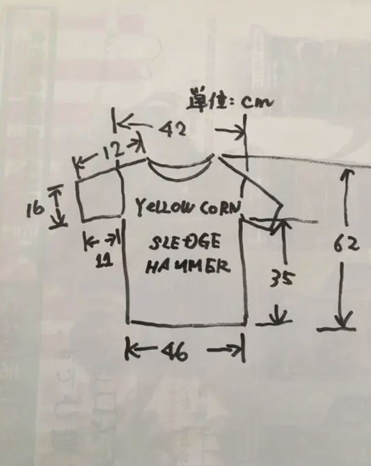 yellow corn Tシャツ Mサイズ レア_6