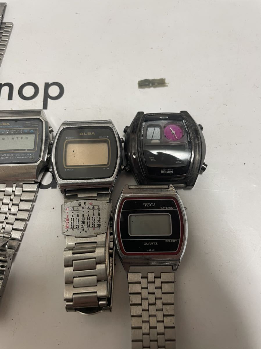52点まとめて CASIO CITIZEN ALBA 部品取り 腕時計その他ジャンク ALBA