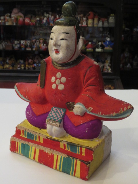 壽】廃絶 富岡張子 天神 渡辺俊造 福島県郷土玩具 民芸品 土人形