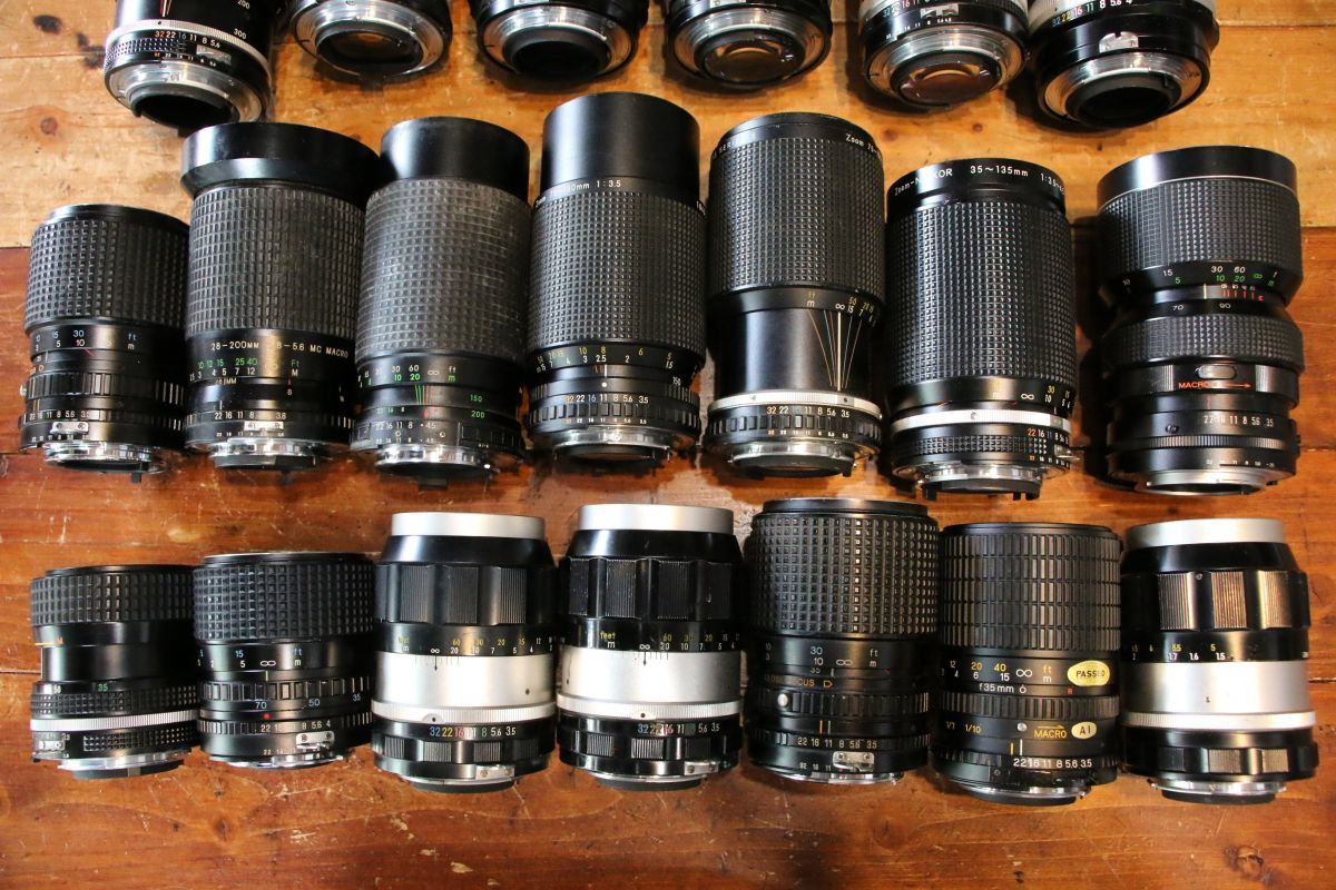 ニコン Nikon MFレンズ ジャンクまとめ 20個 たくさん まとめ セット