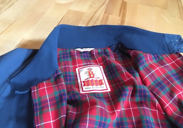 ビンテージ バラクータ G9 BARACUTA サイズ42 ネイビー ハリントン