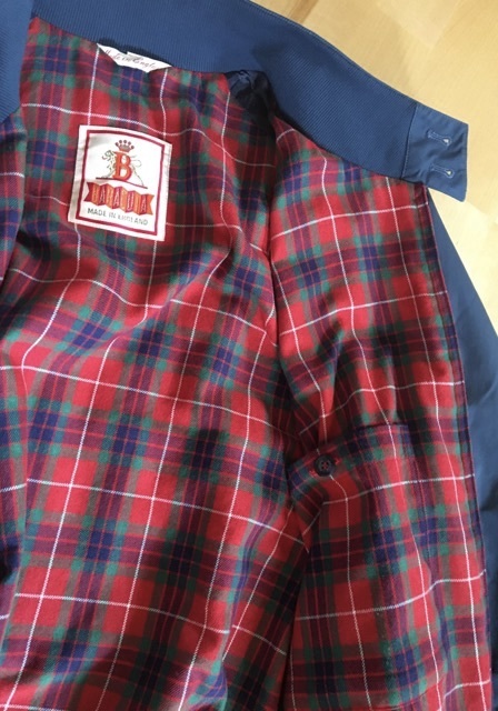 ビンテージ バラクータ G9 BARACUTA サイズ42 ネイビー ハリントン