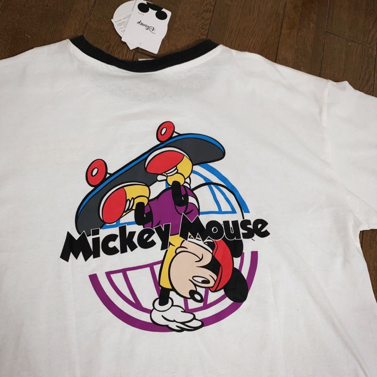 タグ付き 即日発送 匿名配送 Disney ディズニー スケボー ミッキーマウス Tシャツ メンズ Ll ビッグサイズ 綿100 イラスト キャラクター 売買されたオークション情報 Yahooの商品情報をアーカイブ公開 オークファン Aucfan Com
