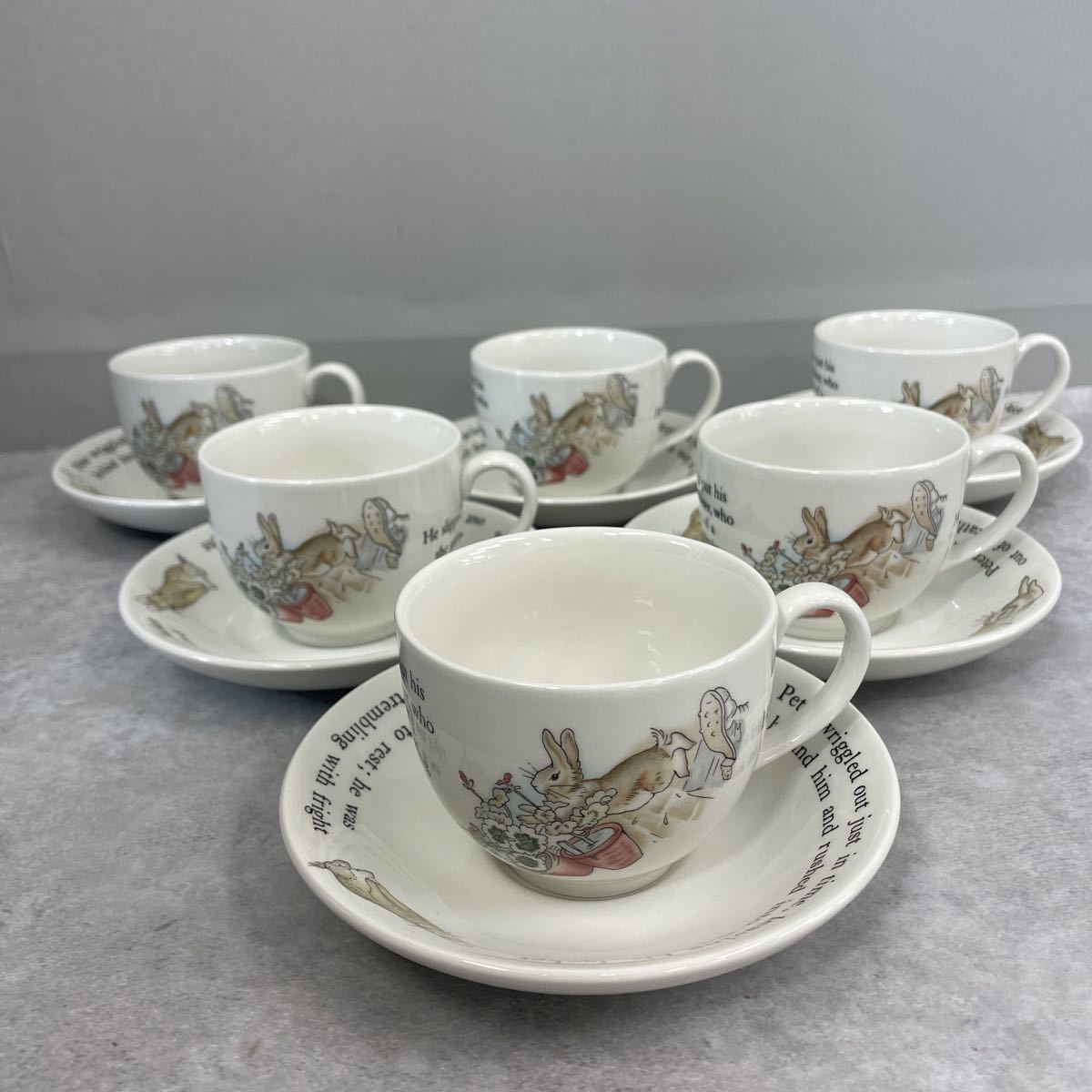 WEDGWOOD ピーターラビット ウエッジウッド ウェッジウッド PETER RABBIT プレート コーヒーカップセットカップ&ソーサー カップ&ソーサ(ウェッジウッド)｜売買されたオークション情報、yaho ウェッジウッド