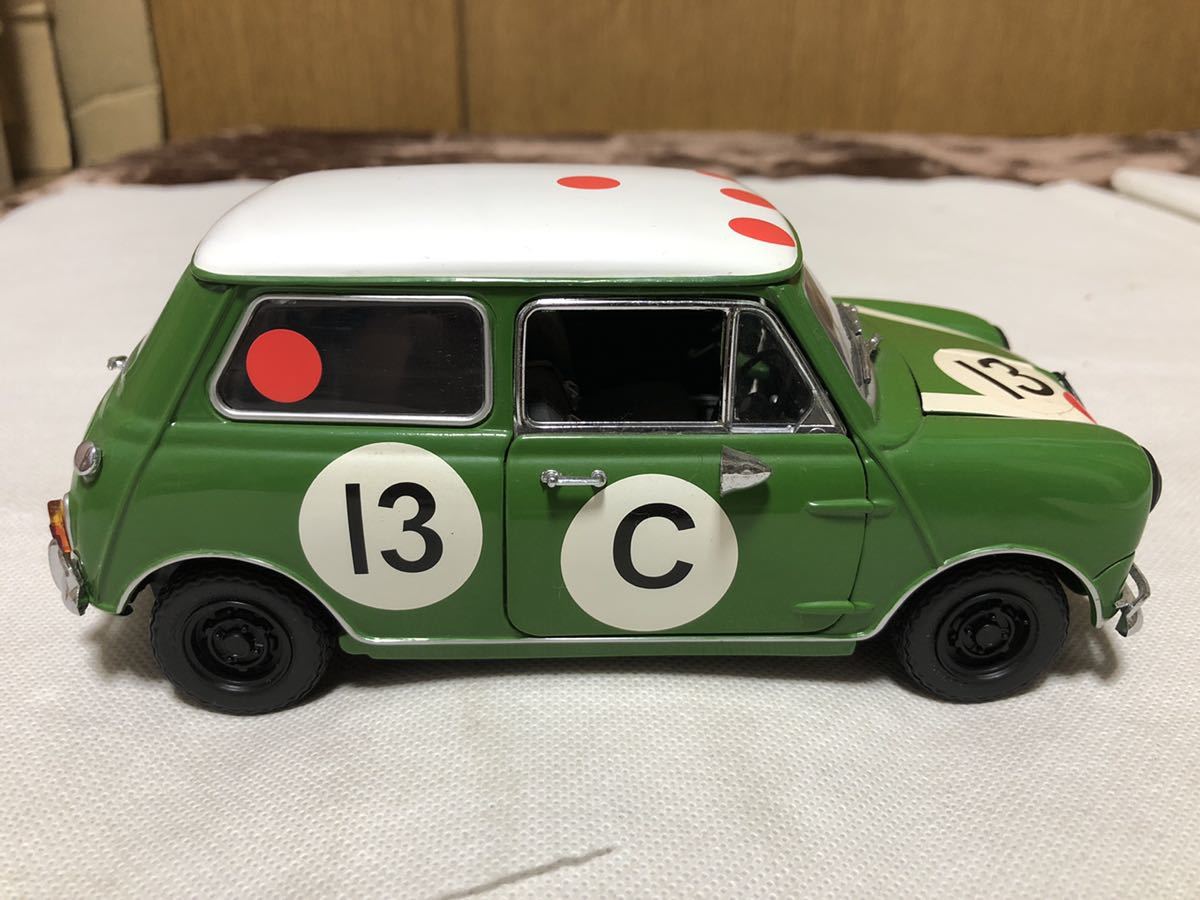 5195 送料無料 京商 Kyosho 1/18 ミニクーパーS MINI COOPER S 緑 