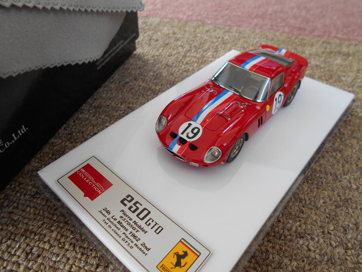 Modèle réduit Ferrari - 250 Gto 3.0l V12 Coupe Team Ecurie Modèle réduit Ferrari - 250 Gto 3.0l V12 Coupe Team Ecurie