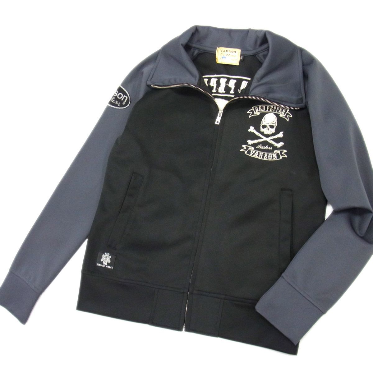 美品○バンソン レッドペッパー ジャージ トラックジャケット スカル  