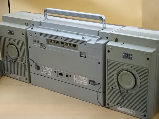 SHARP ステレオメロディー ラジカセ MR990 ジャンク 管理E-371