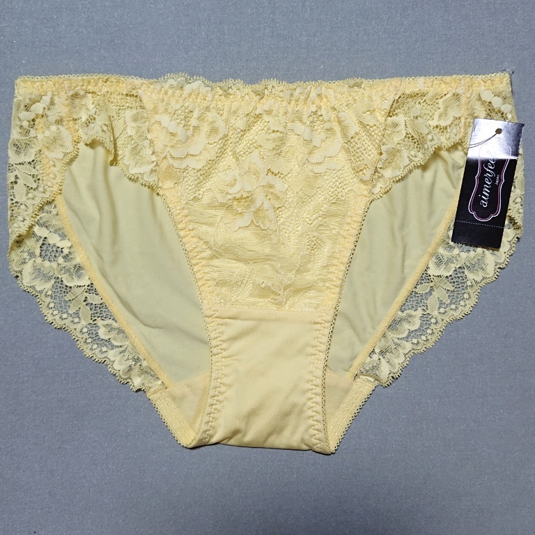 新品未使用 E70 M aimerfeel エメフィール 下着 黄色 レディース aimer feel - Aimerfeel エメフィール ショーツL 黄色の通販 by Coco