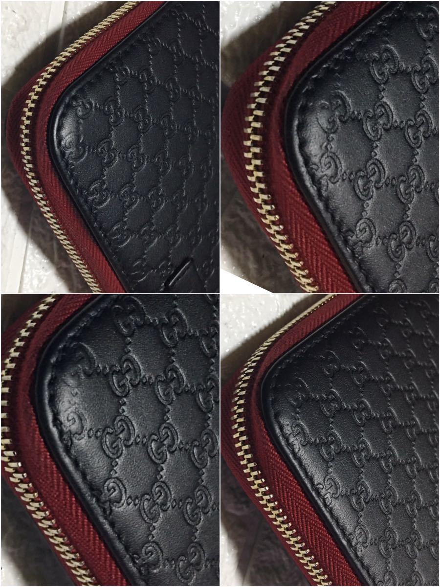 グッチ 長財布 ラウンドファスナー GUCCI 良品 マイクロGG レザー 星 ⭐️ スター 良品鑑定済み／グッチCUCCIマイクロGGラウンドファスナー／ シリアル - ✓良品 メンテ済み 長