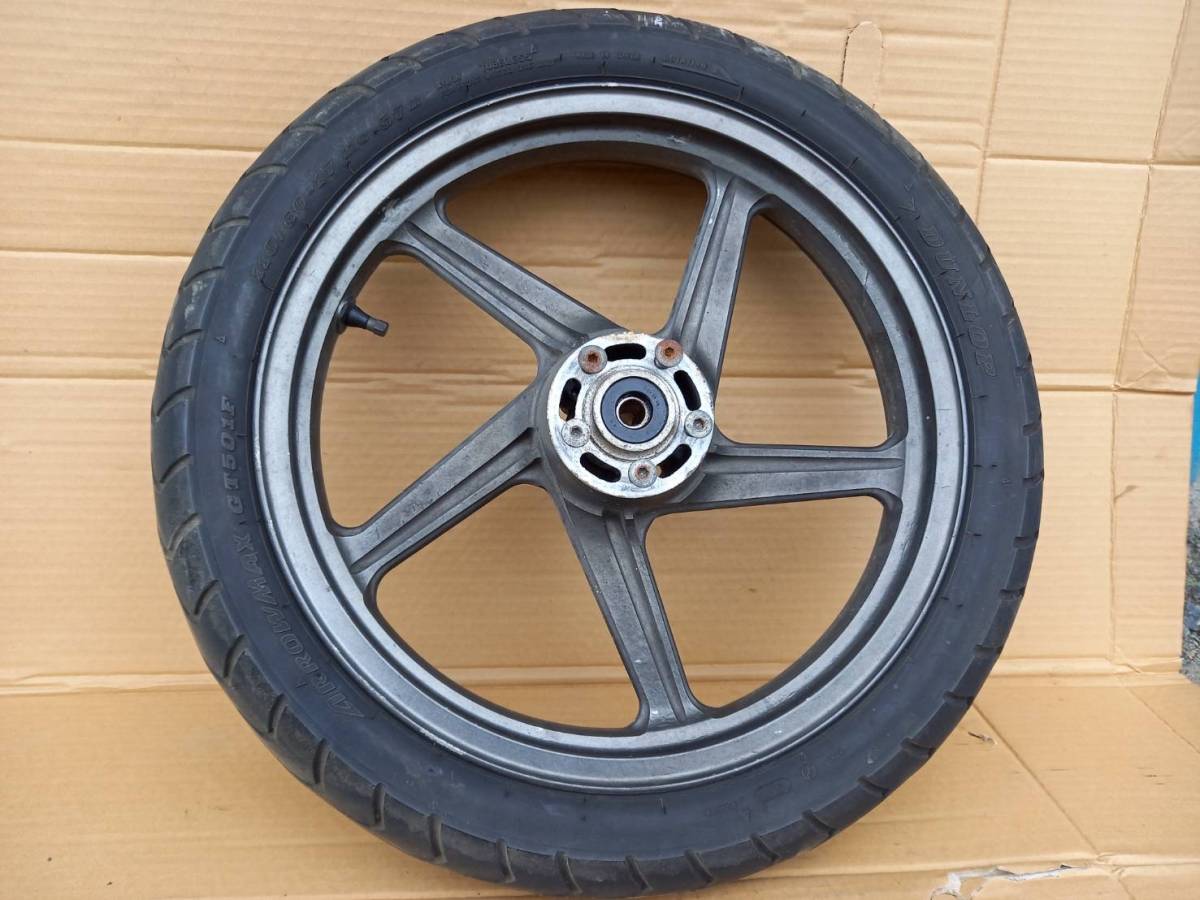 ゼファー400カイ　純正フロントホイール　ZR400C　初期型５本スポーク　当時物　ハヤシ　BEET