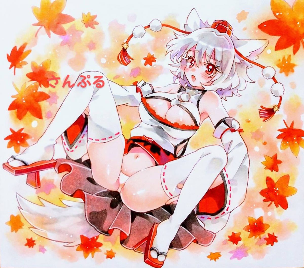 東方project 犬走椛 オリジナルイラスト原画 ミニ色紙 色紙ケース付 手描きイラスト 売買されたオークション情報 Yahooの商品情報をアーカイブ公開 オークファン Aucfan Com