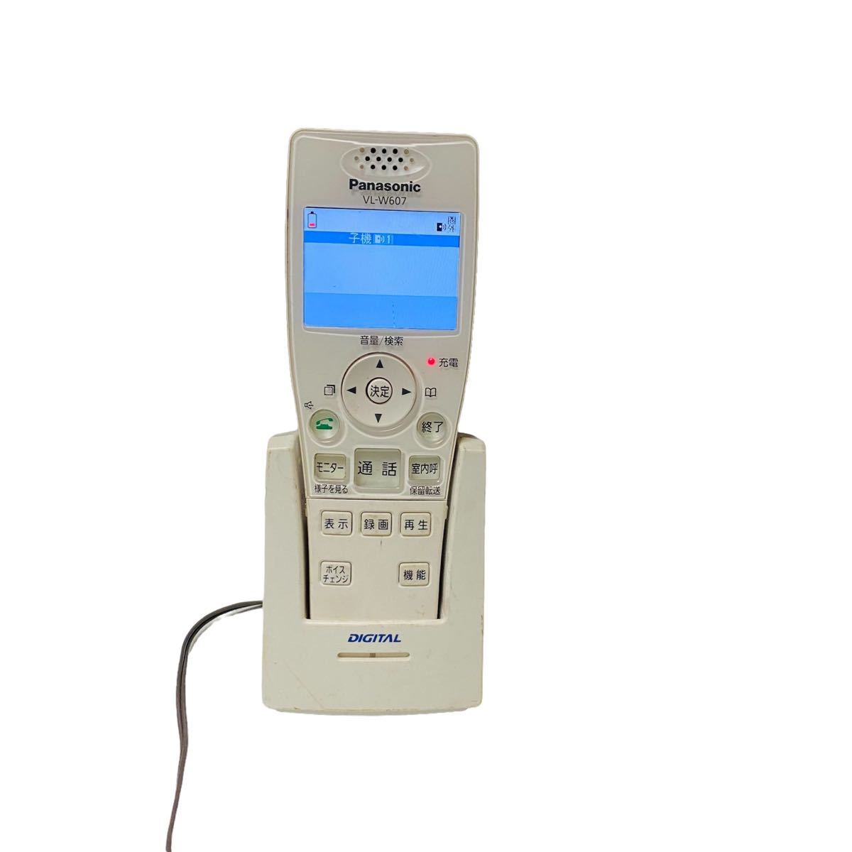 Panasonic VL-W607 ドアホン子機 充電器付き Panasonic インターホン子