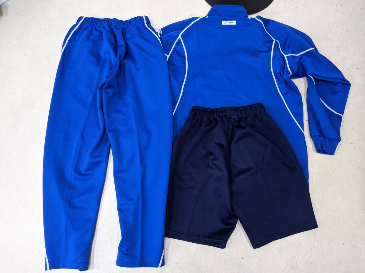 3点セット YONEXヨネックス ジャージー上下セットアップ メンズ L 緑